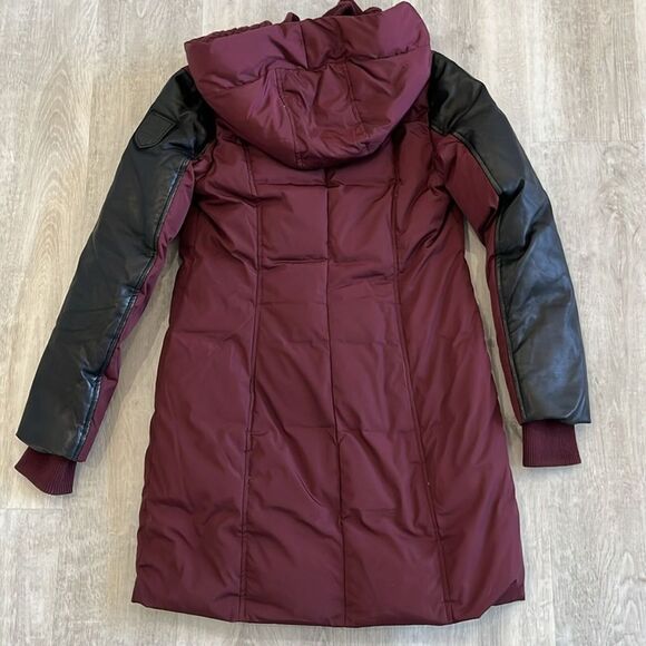 Rudsak Atelier Noir Winter Down Jacket Coat Leather *READ* - Women’s Large - Picture 9 of 16